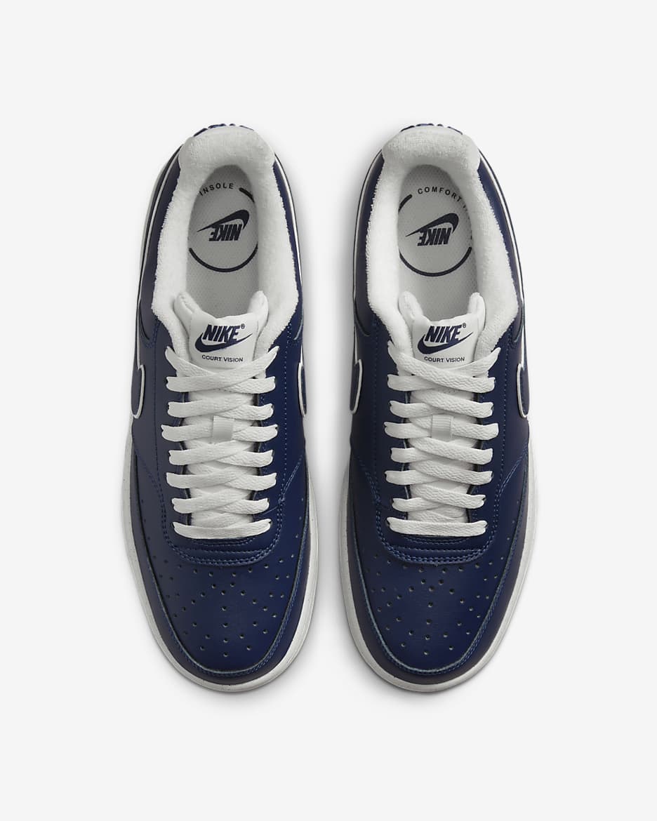 Nike Court Vision Low Men's Shoes - Midnight Navy/Sail/Midnight Navy