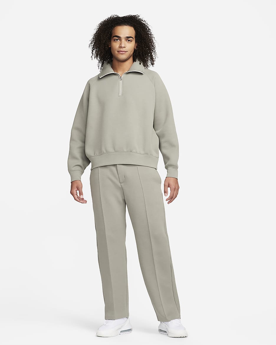 Nike Tech Fleece Re-imagined Men's 1/2-Zip Top - Dark Stucco