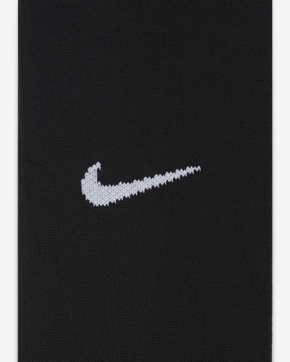 Nike Dri-FIT Strike kniehohe Fußballsocken - Schwarz/Weiß