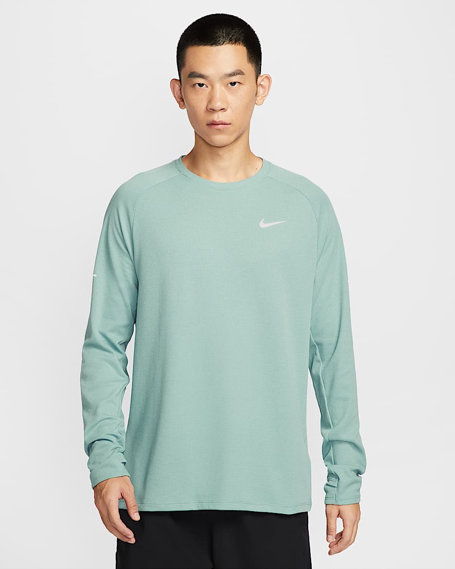 Nike Stride Men's Dri-FIT Running Waffle Crew - Cannon