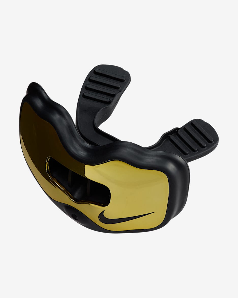 Protector bucal de fútbol con protección de labios Nike Alpha Elite 2.0 - Negro