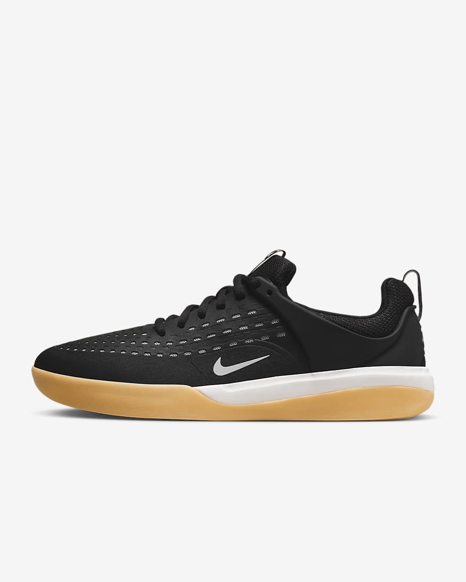 Nike SB Zoom Nyjah 3 Skate Shoes - Black/Black/White/White