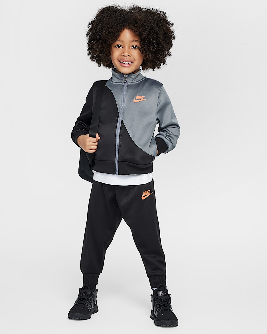 Conjunto de 2 piezas On the Move Propus infantil Nike Dri-FIT Sportswear - Negro