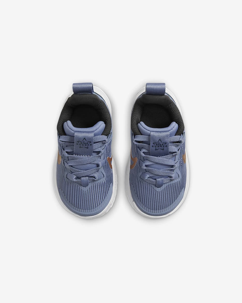 Chaussure Nike Star Runner 4 pour bébé et tout-petit - Ashen Slate/Armory Navy/Pure Platinum/Metallic Red Bronze