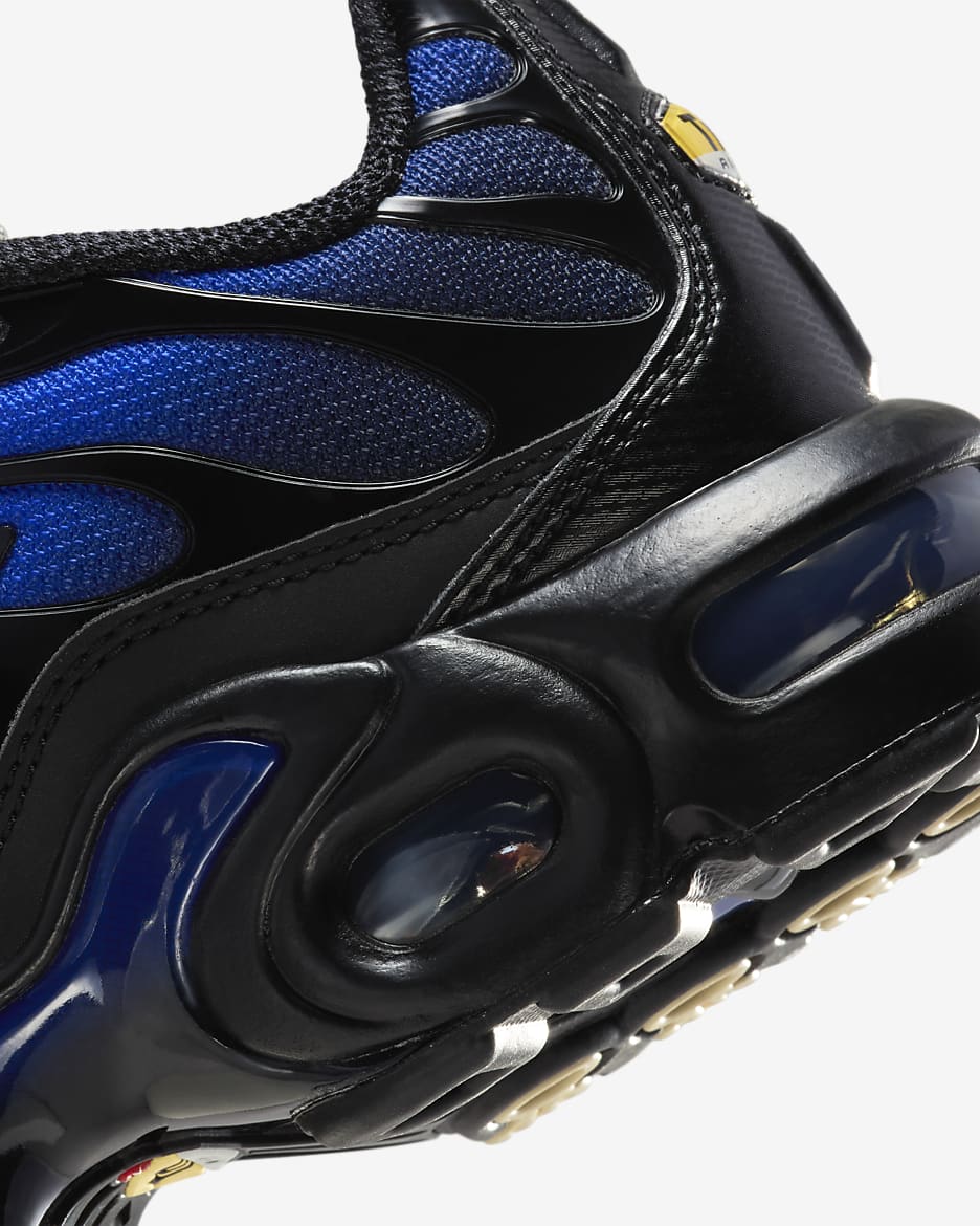 Bota Nike Air Max Plus pro větší děti - Černá/Racer Blue/Obsidian/Phantom