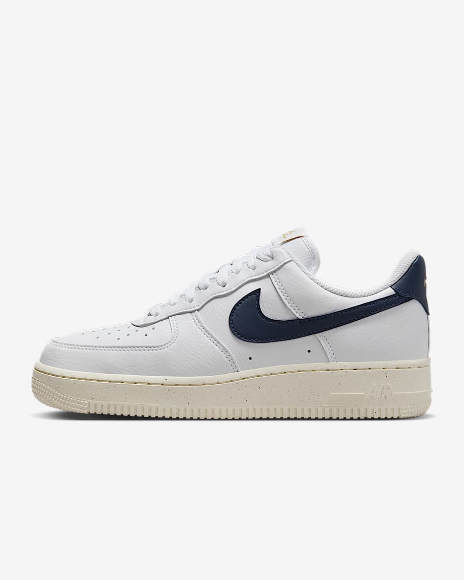 WMNS NIKE AIR FORCE 1 07 XX WHITE STUDDED WOMENS SZ 8.5 [AR0639 