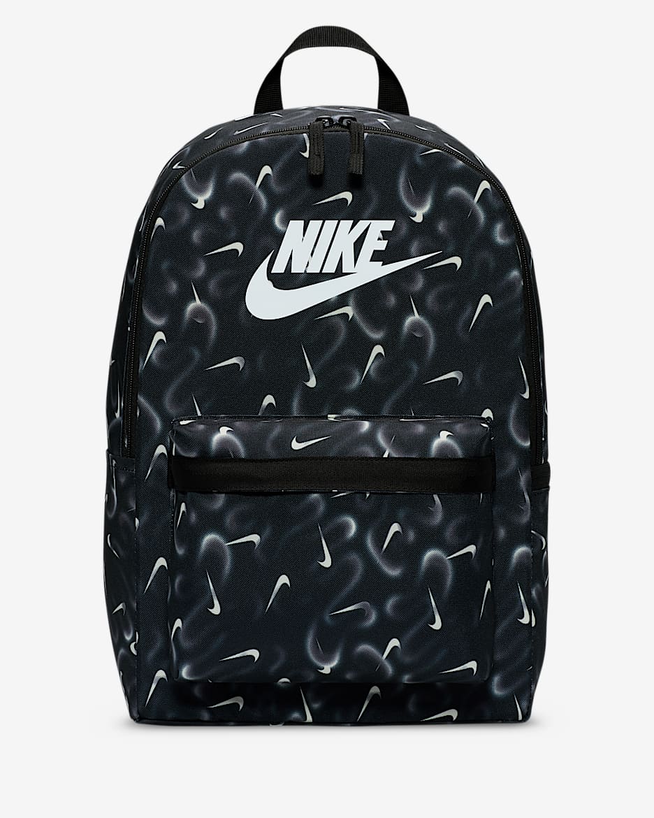 Nike Heritage Backpack (25L) - Black/Black/Summit White