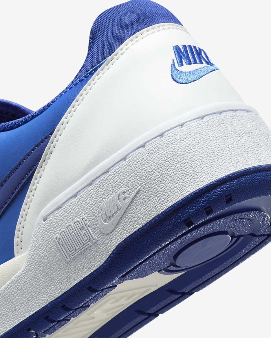 Nike Full Force 低筒男鞋 - Summit White/Racer Blue/Summit White/Deep Royal Blue