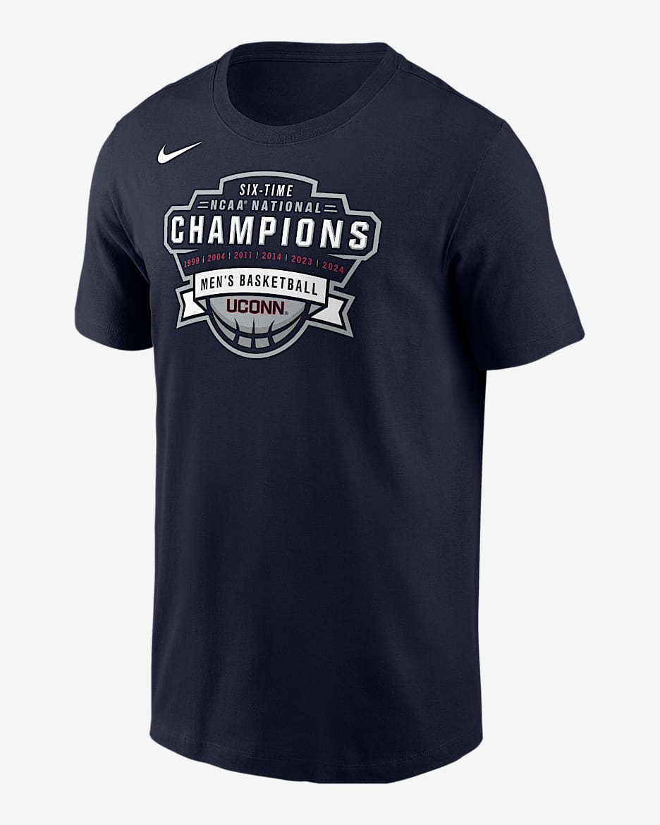 UConn Men's Nike College T-Shirt - Navy