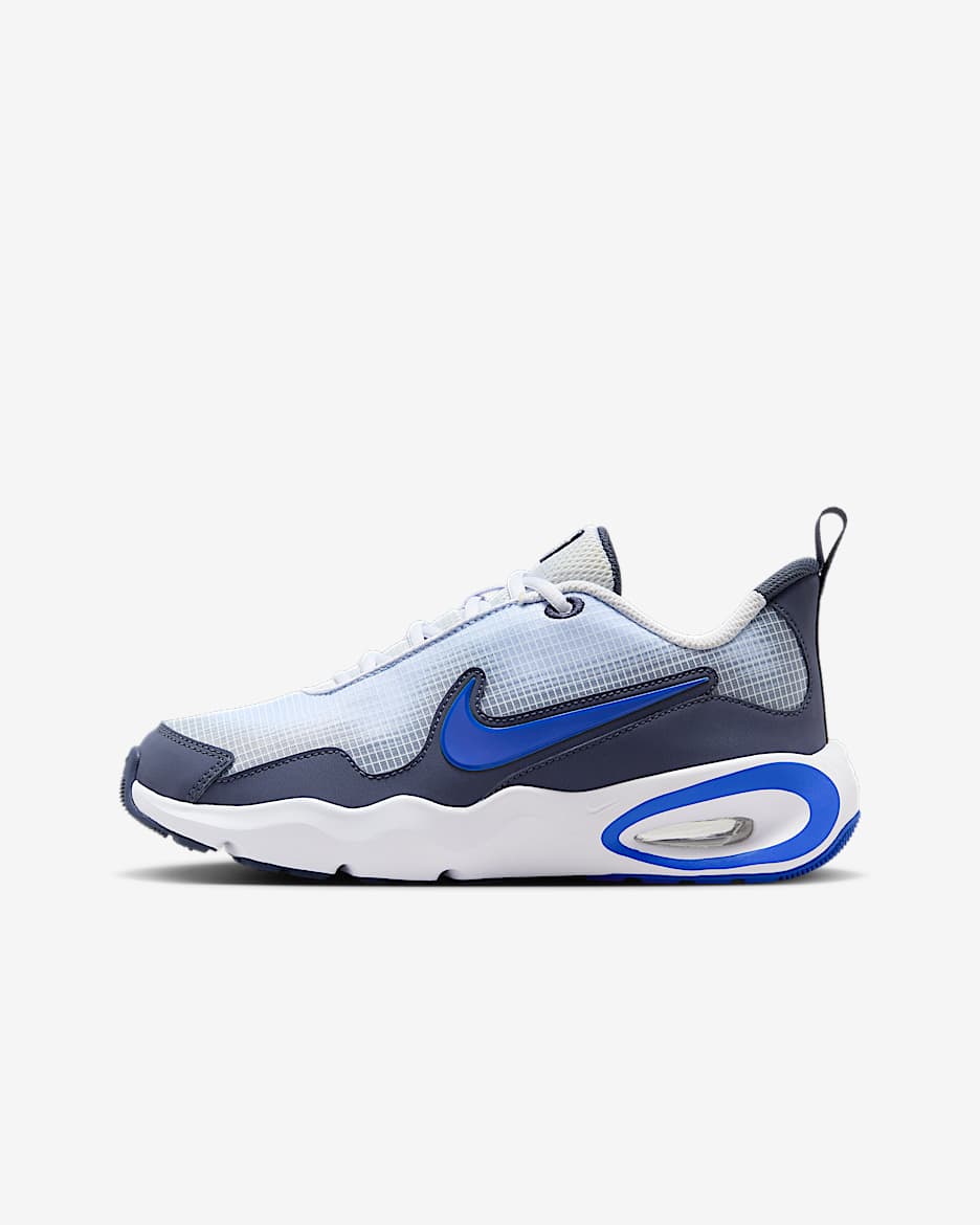 Nike Air Max Nova Older Kids' Shoes - Football Grey/Thunder Blue/Hyper Royal