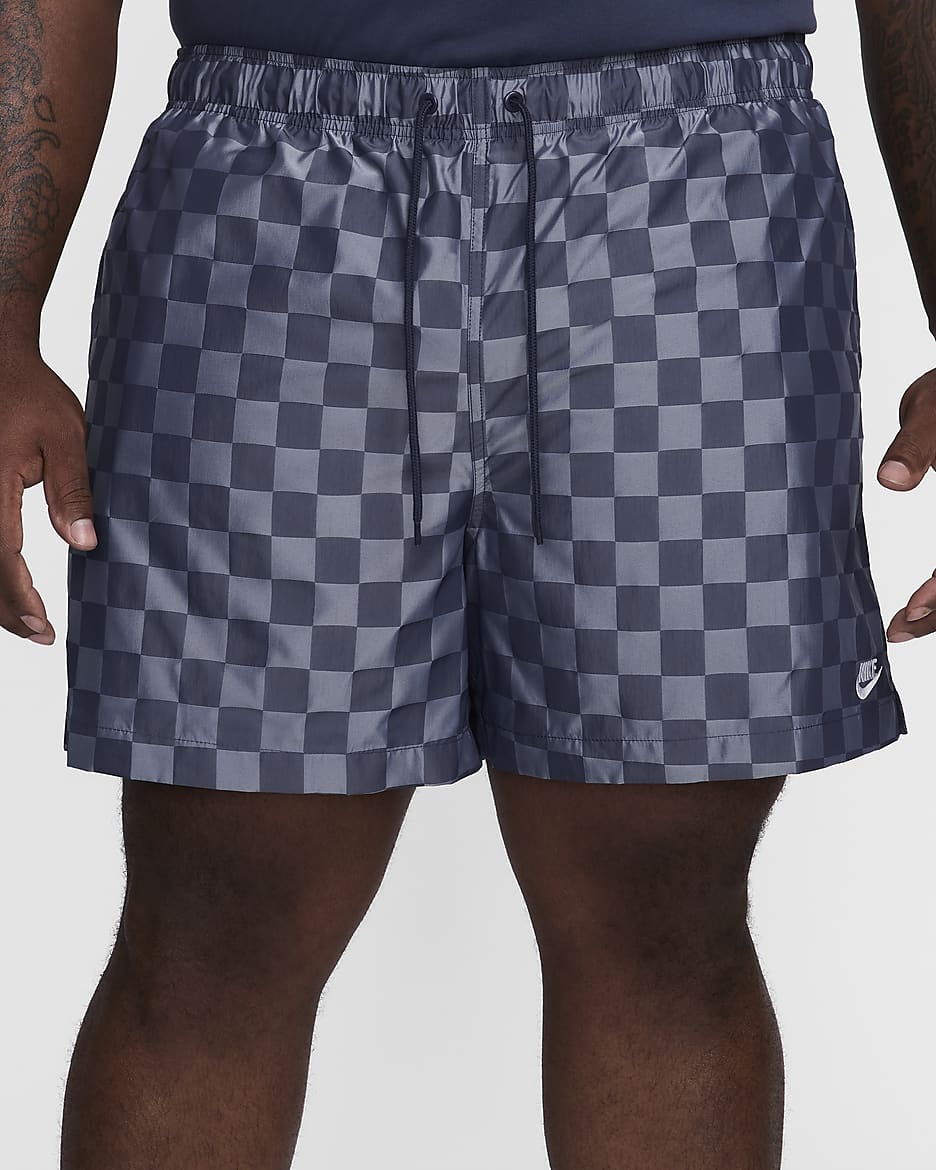 Nike Club Men's Flow Shorts - Midnight Navy/White