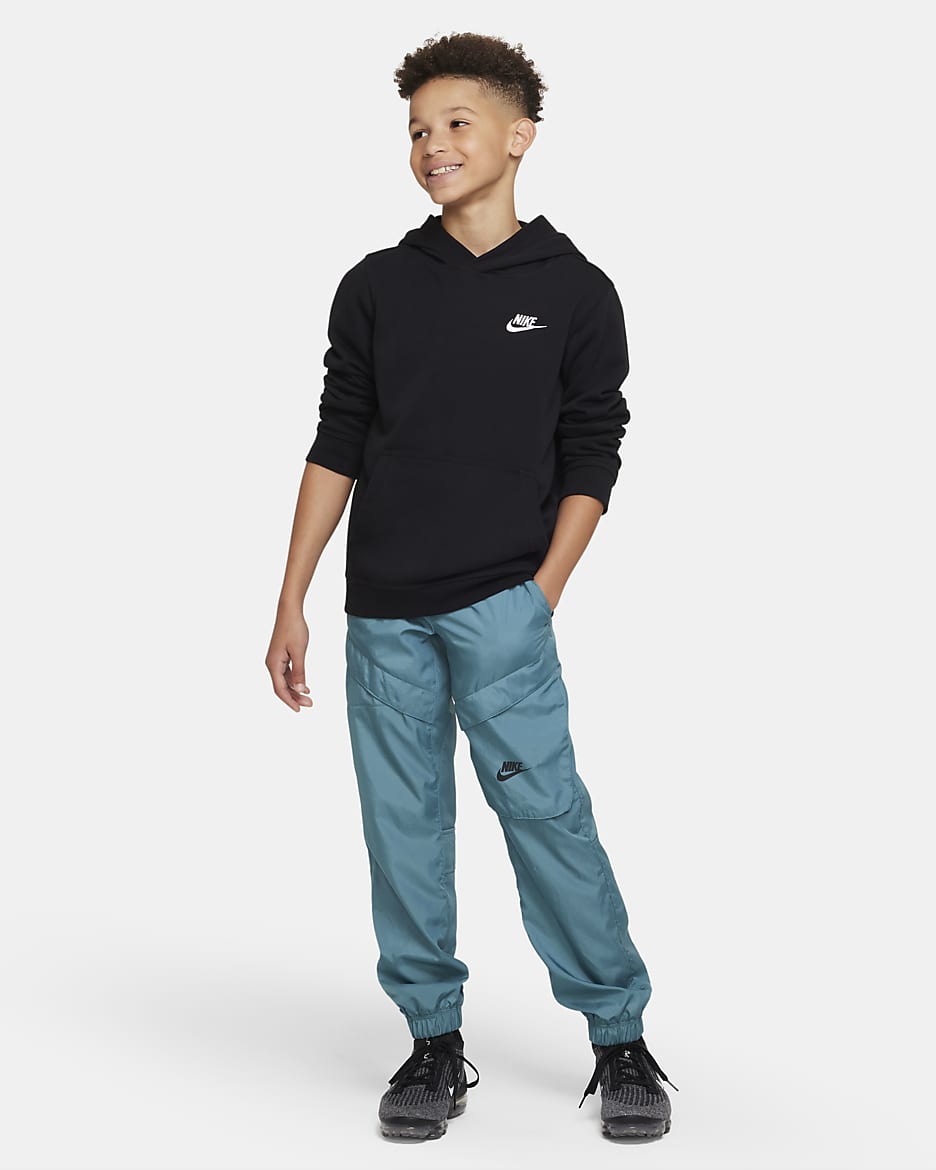 Nike Sportswear Big Kids' (Boys') Woven Utility Pants - Mineral Teal/Black