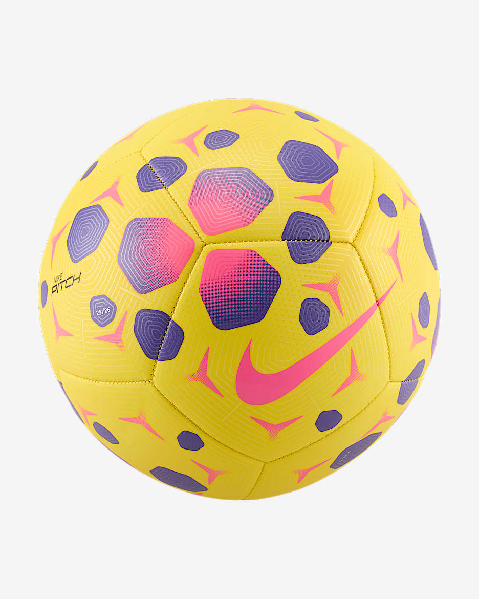 Nike Pitch fotball - Gul/Lilla/Hyper Pink