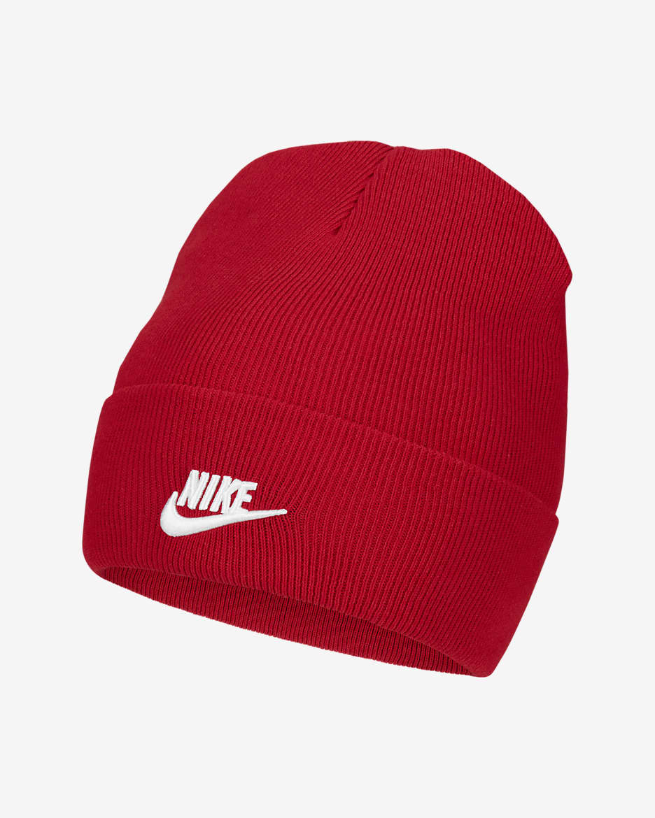 Gorro funcional Nike Sportswear - Rojo universitario/Blanco