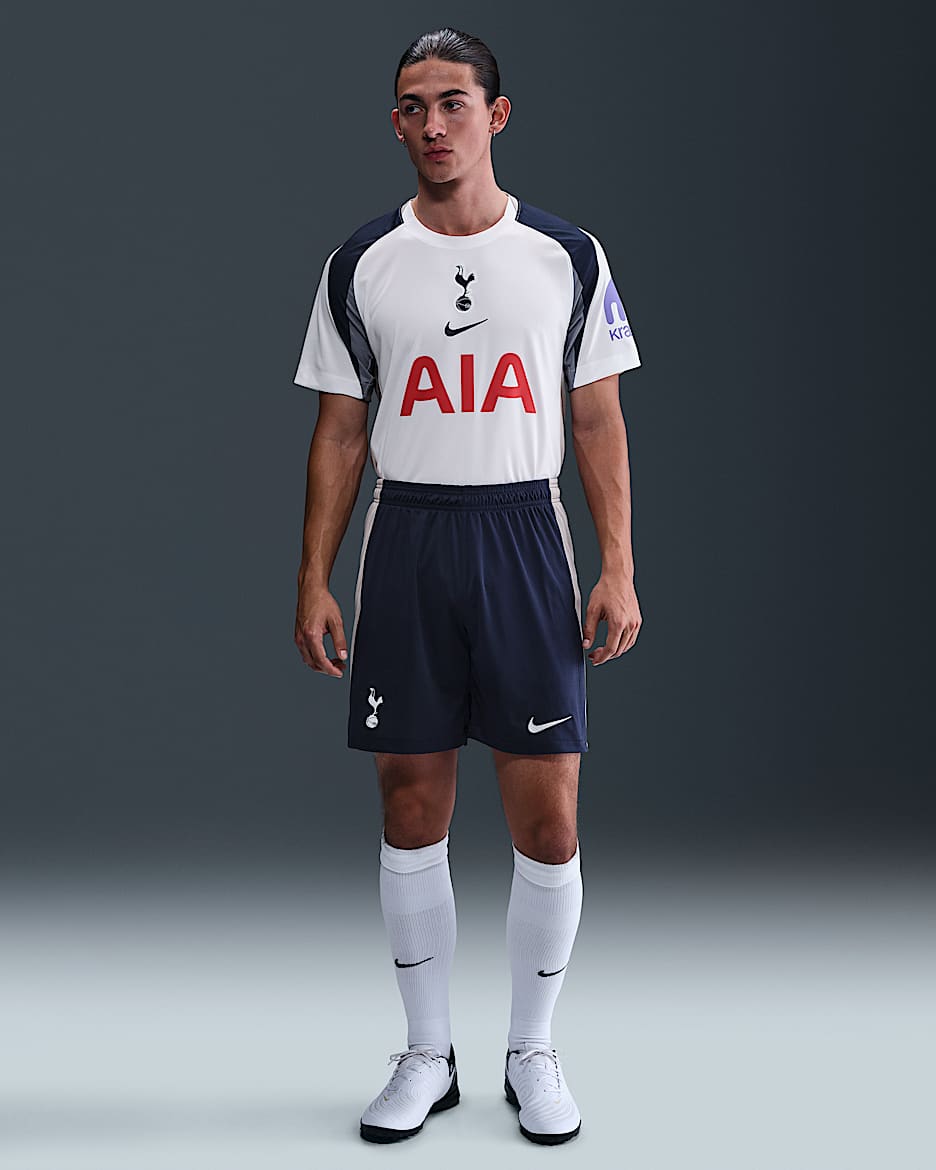 Tottenham Hotspur 2025/26 Stadium Home Men's Nike Dri-FIT Football Replica Shorts - Binary Blue/Light Iron Ore/White