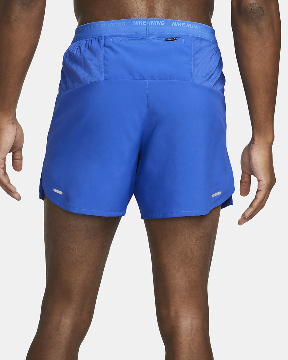 Nike Stride Men's Dri-FIT 13cm (approx.) Brief-Lined Running Shorts - Game Royal/Black