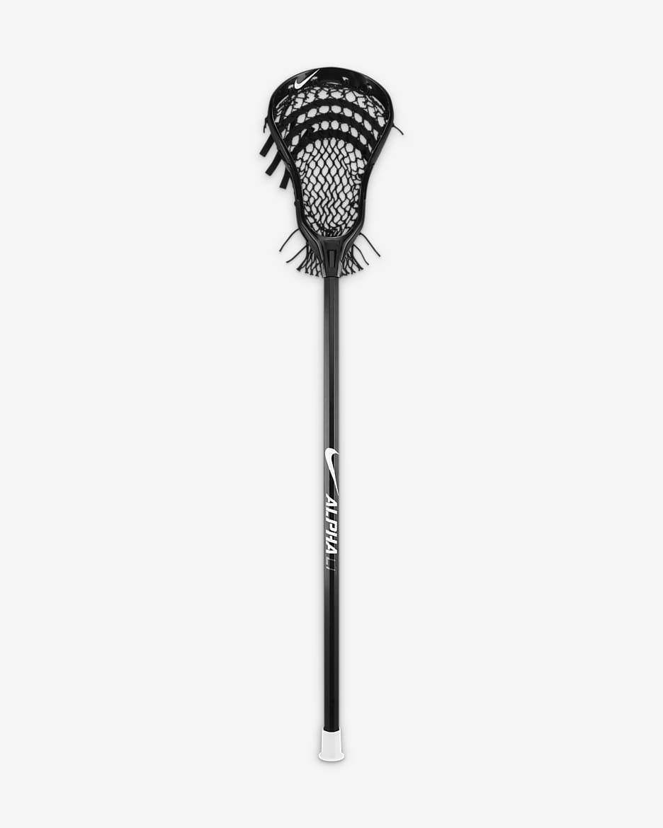 Nike Alpha LT Men’s Lacrosse Complete Stick - Black