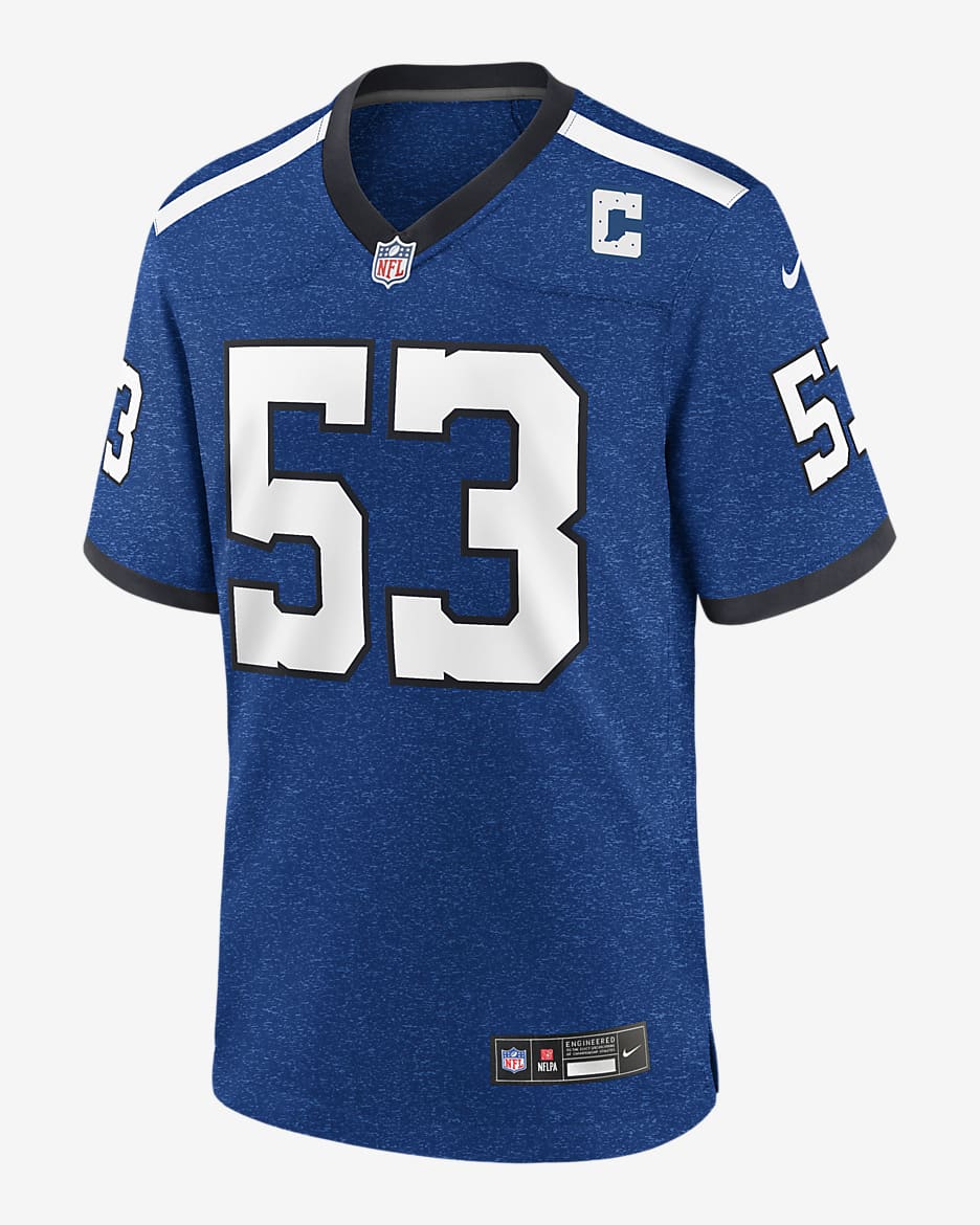 Shaquille Leonard Indianapolis Colts Men's Nike NFL Game Football Jersey - Royal Blue