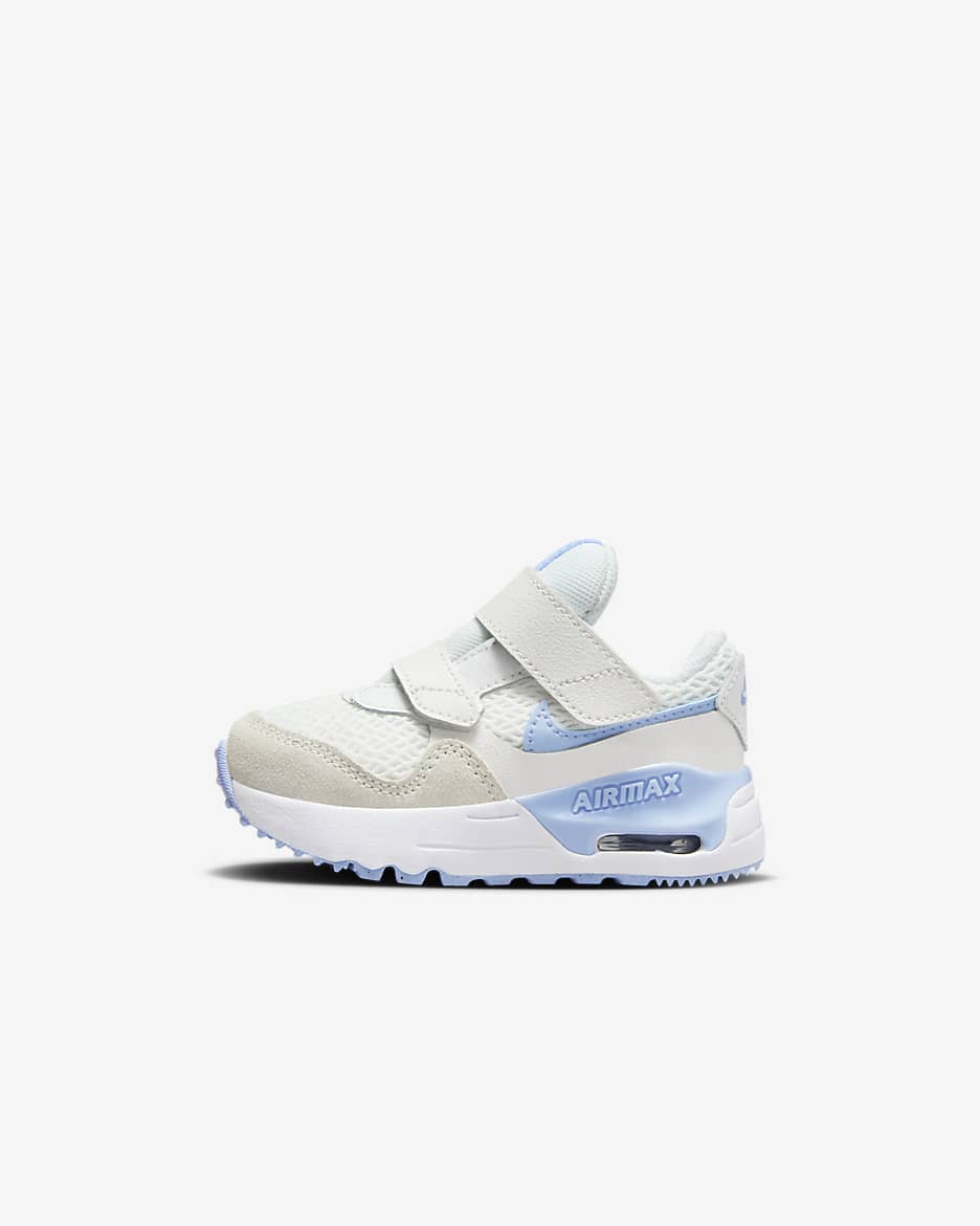 Nike Air Max SYSTM Baby/Toddler Shoes - Summit White/White/Pure Platinum/Cobalt Bliss