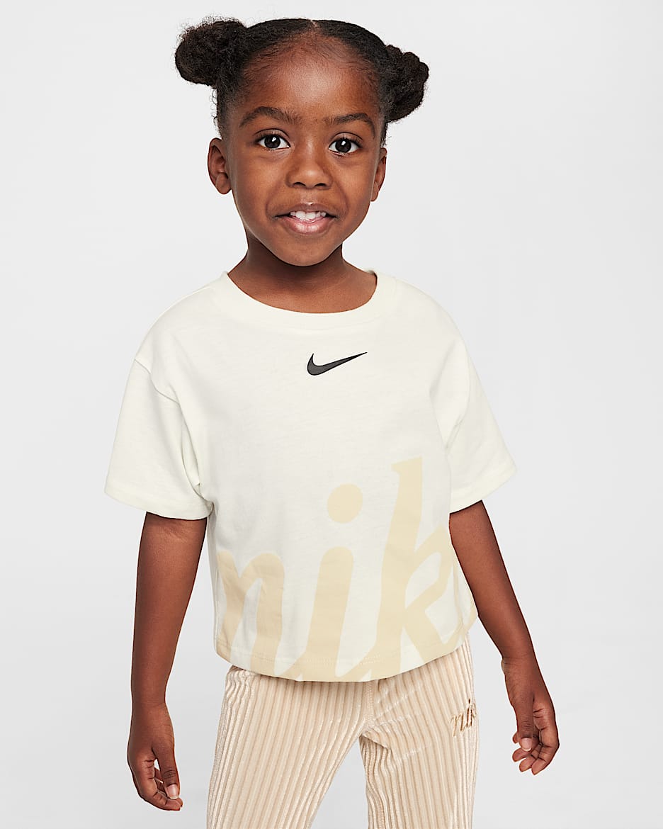 Nike T-shirt met gezellige graphic voor peuters - Sail