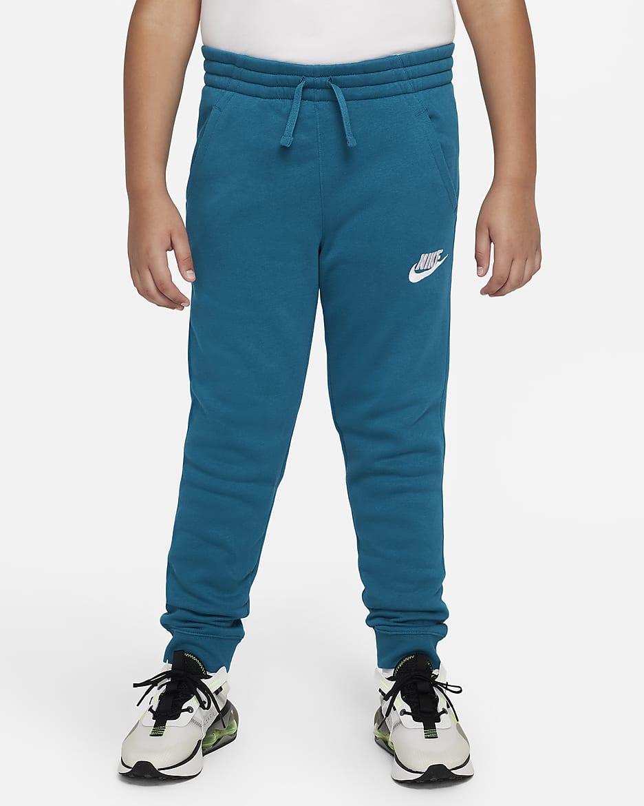 Pantalones deportivos para niños talla grande Nike Sportswear Club Fleece - Abeto brillante/Abeto brillante/Blanco