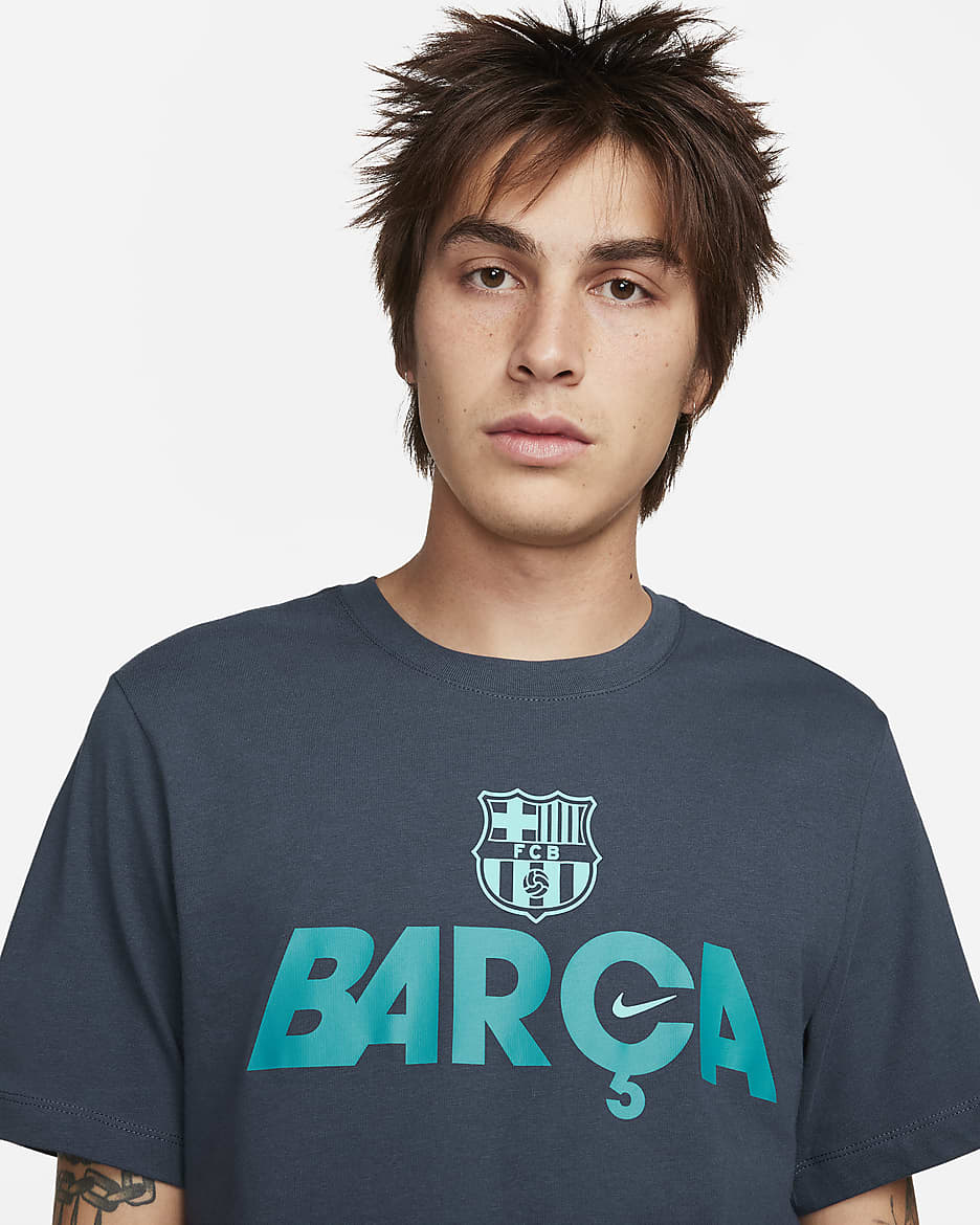 FC Barcelona Mercurial Men's Nike Soccer T-Shirt - Thunder Blue