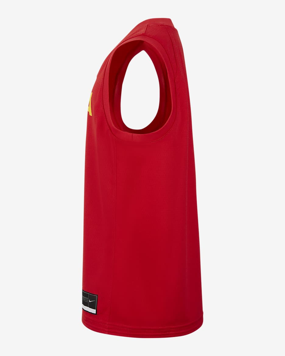 Basketjersey Kina (Road) Nike för ungdomar - Comet Red