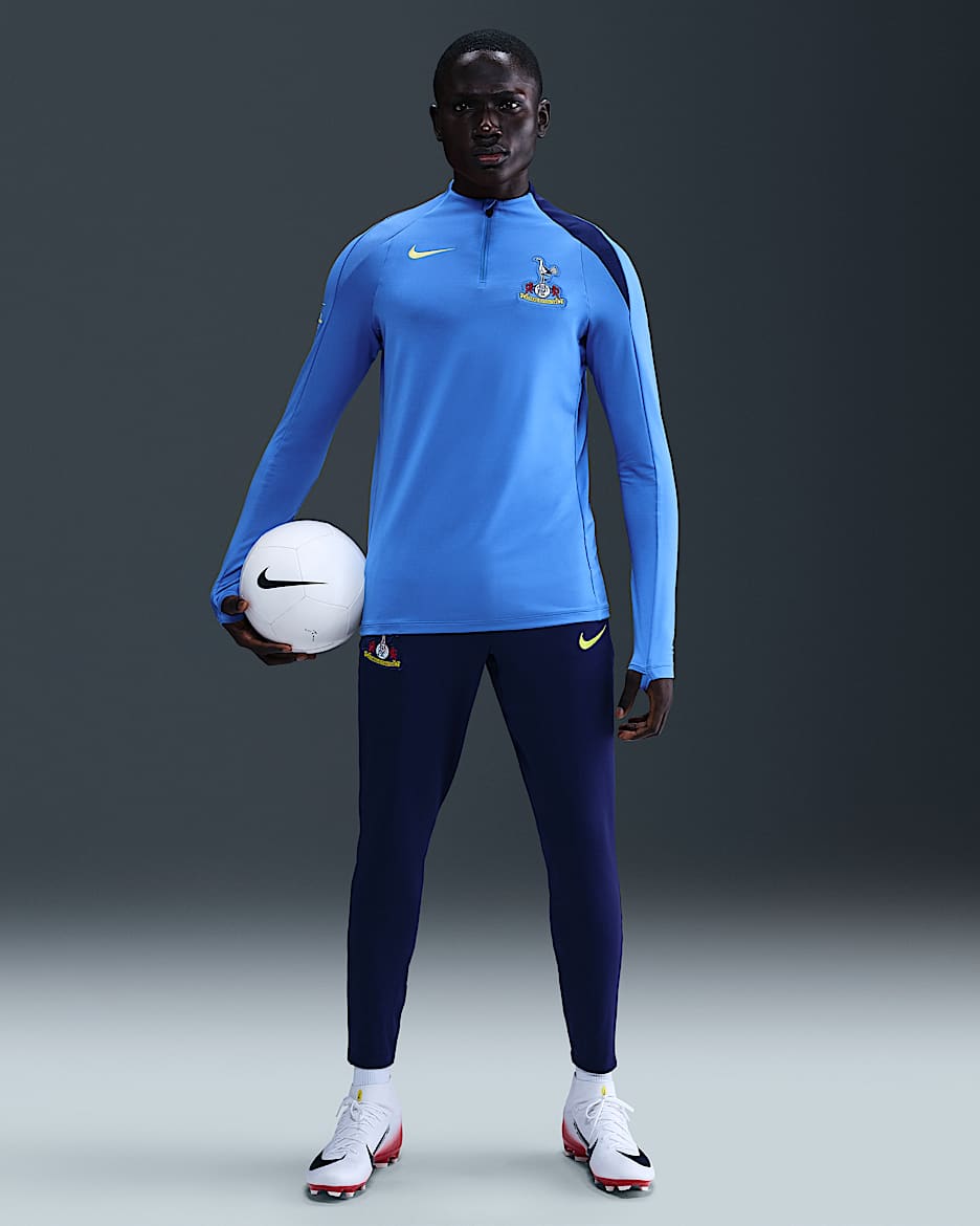 Tottenham Hotspur Strike Third Men's Nike Dri-FIT Total 90 Football Knit Pants - Blue Void/Pacific Blue/Dynamic Yellow
