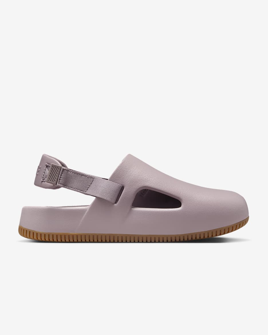 Nike Calm Women's Mules - Light Violet Ore/Gum Medium Brown/Light Violet Ore