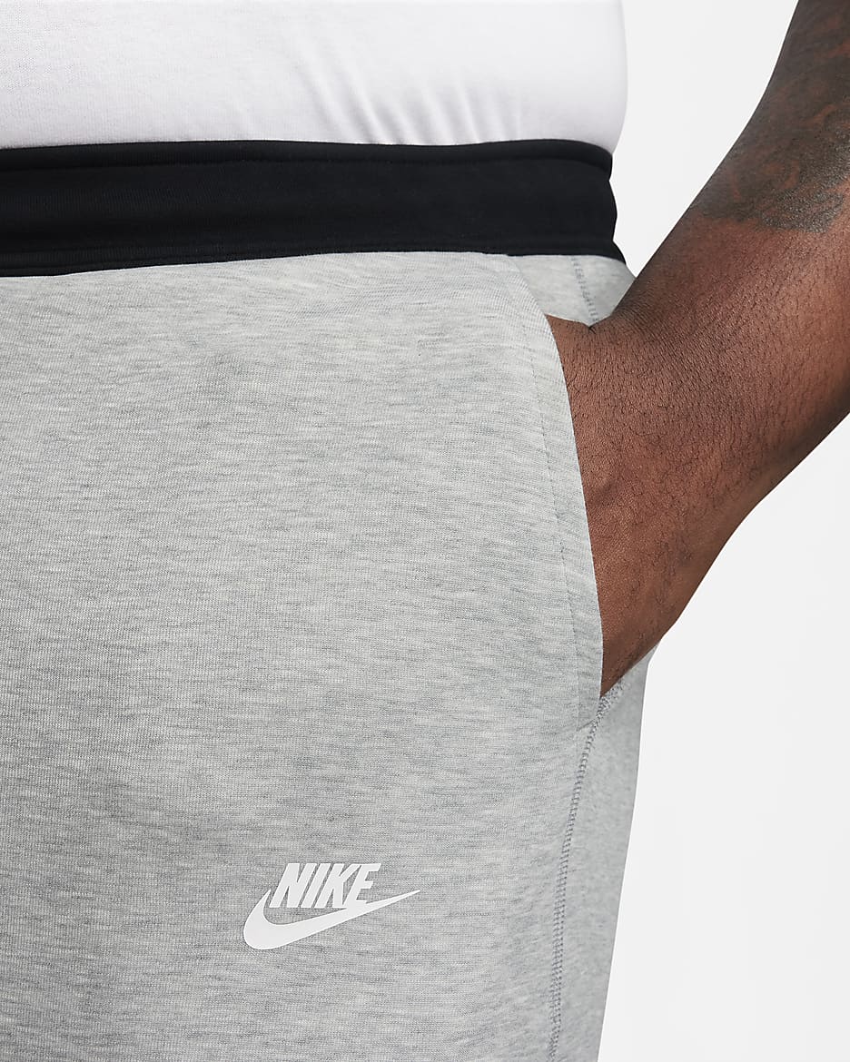 Joggingbyxor Nike Sportswear Tech Fleece för män - Dark Grey Heather/Svart/Vit