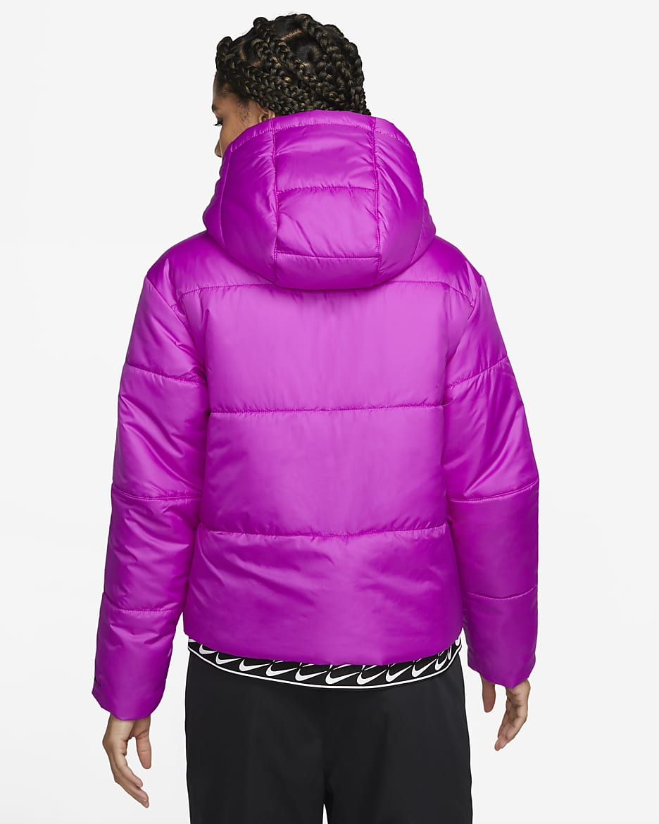 Nike Sportswear Therma-FIT Repel Women's Jacket - Vivid Purple/Black/White