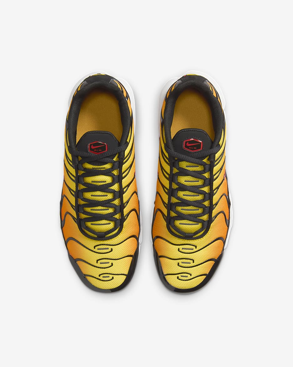 Παπούτσια Nike Air Max Plus για μεγάλα παιδιά - Μαύρο/Bright Ceramic/Resin/Pimento