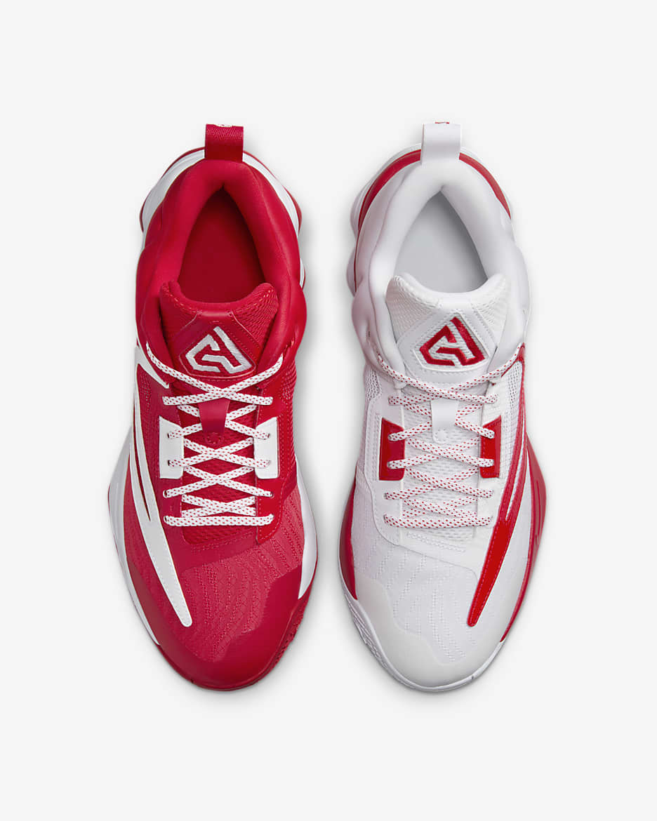 Tenis de básquetbol Giannis Immortality 3 ASW - Rojo universitario/Blanco