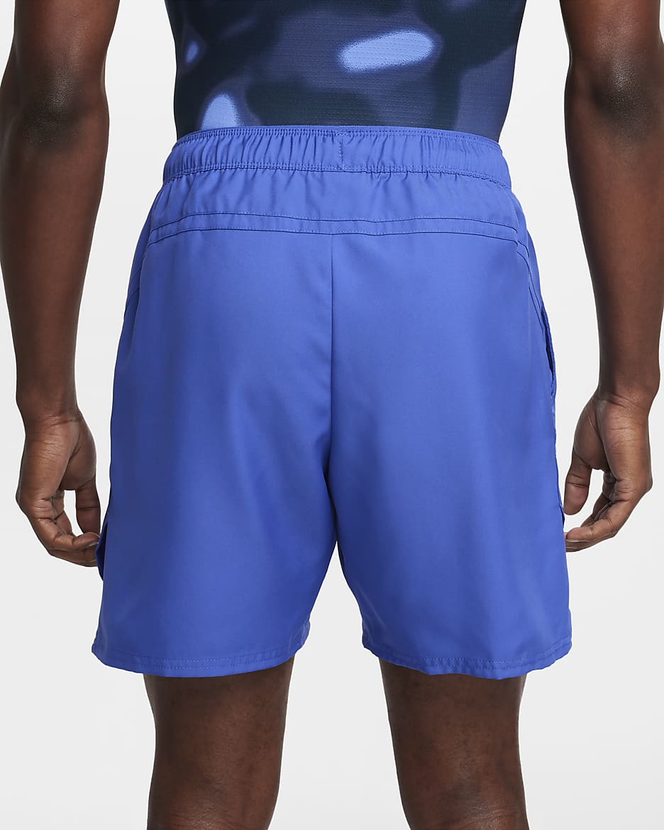 NikeCourt Victory Men's Dri-FIT 18cm (approx.) Tennis Shorts - Astronomy Blue/White