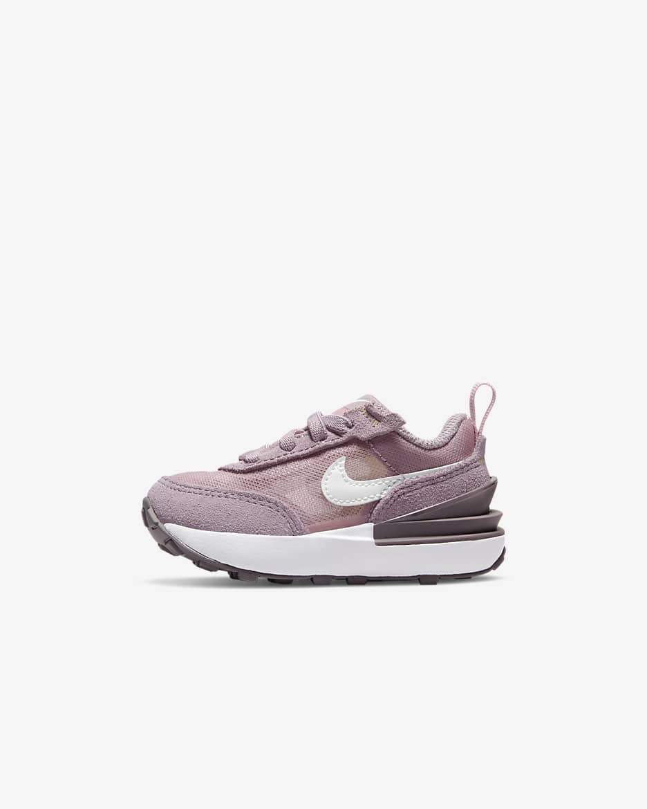 Tenis para bebé e infantil Nike Waffle One - Rosa vidrio/Mena violeta claro/Violeta mineral/Blanco