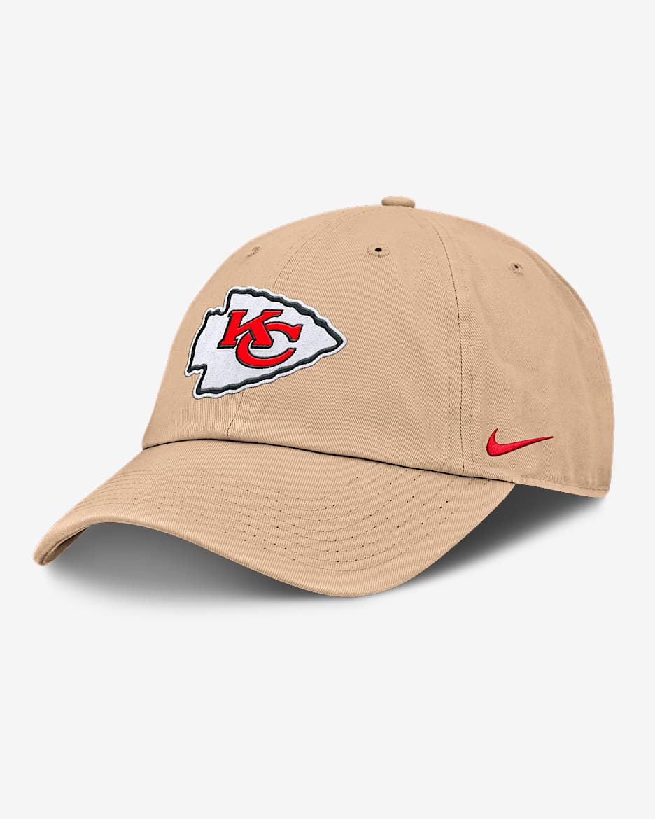 Gorra ajustable Nike de la NFL para hombre Kansas City Chiefs Club - Desierto