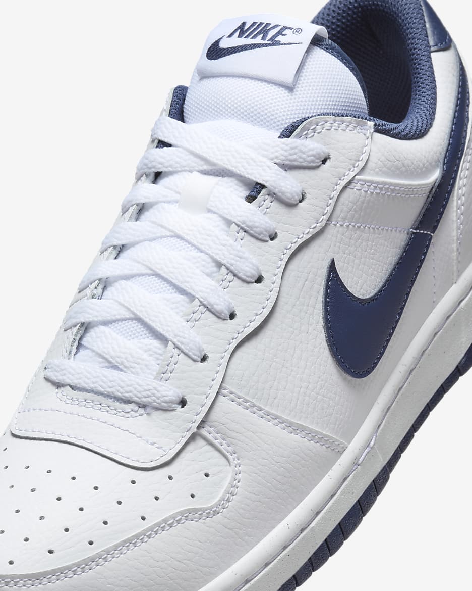 Nike Big Low Men's Shoes - White/Midnight Navy