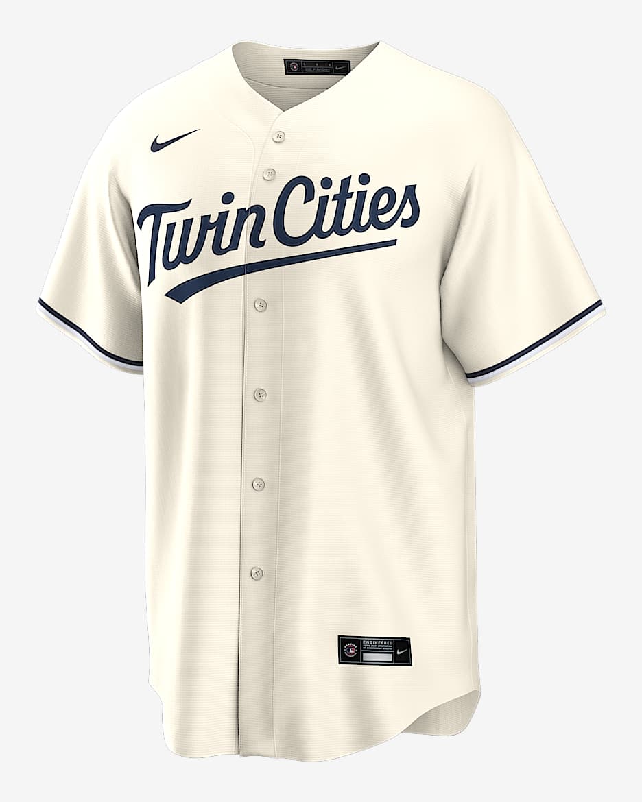 Jersey de béisbol Replica para hombre MLB Minnesota Twins - Crema