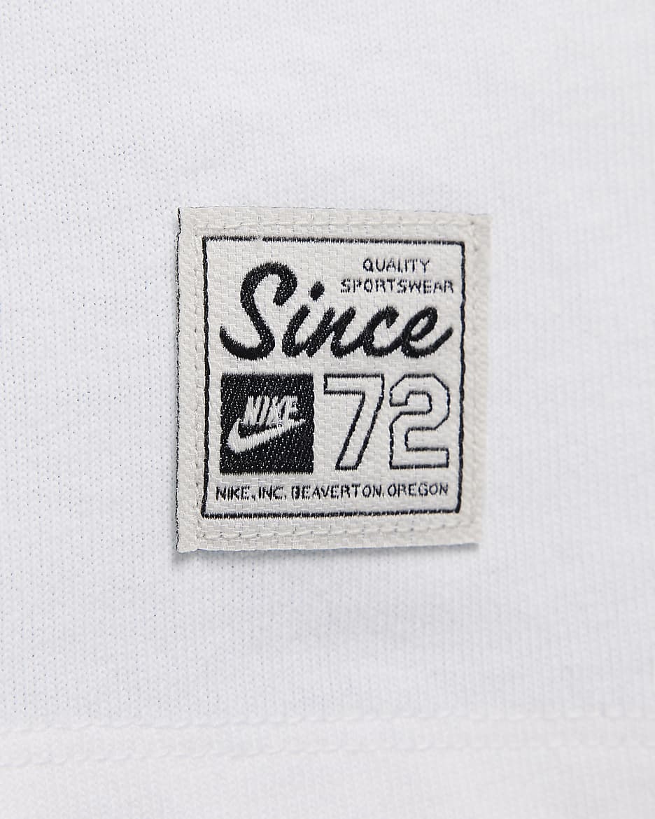 Playera oversized para mujer Nike Sportswear - Blanco/Oliva neutro