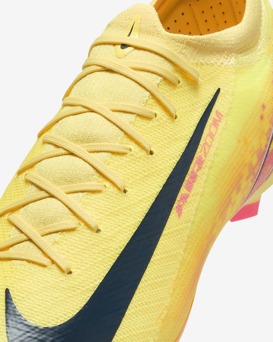 Nike Mercurial Vapor 16 Pro "Kylian Mbappé" AG-Pro Düşük Bilekli Krampon - Light Laser Orange/Armory Navy