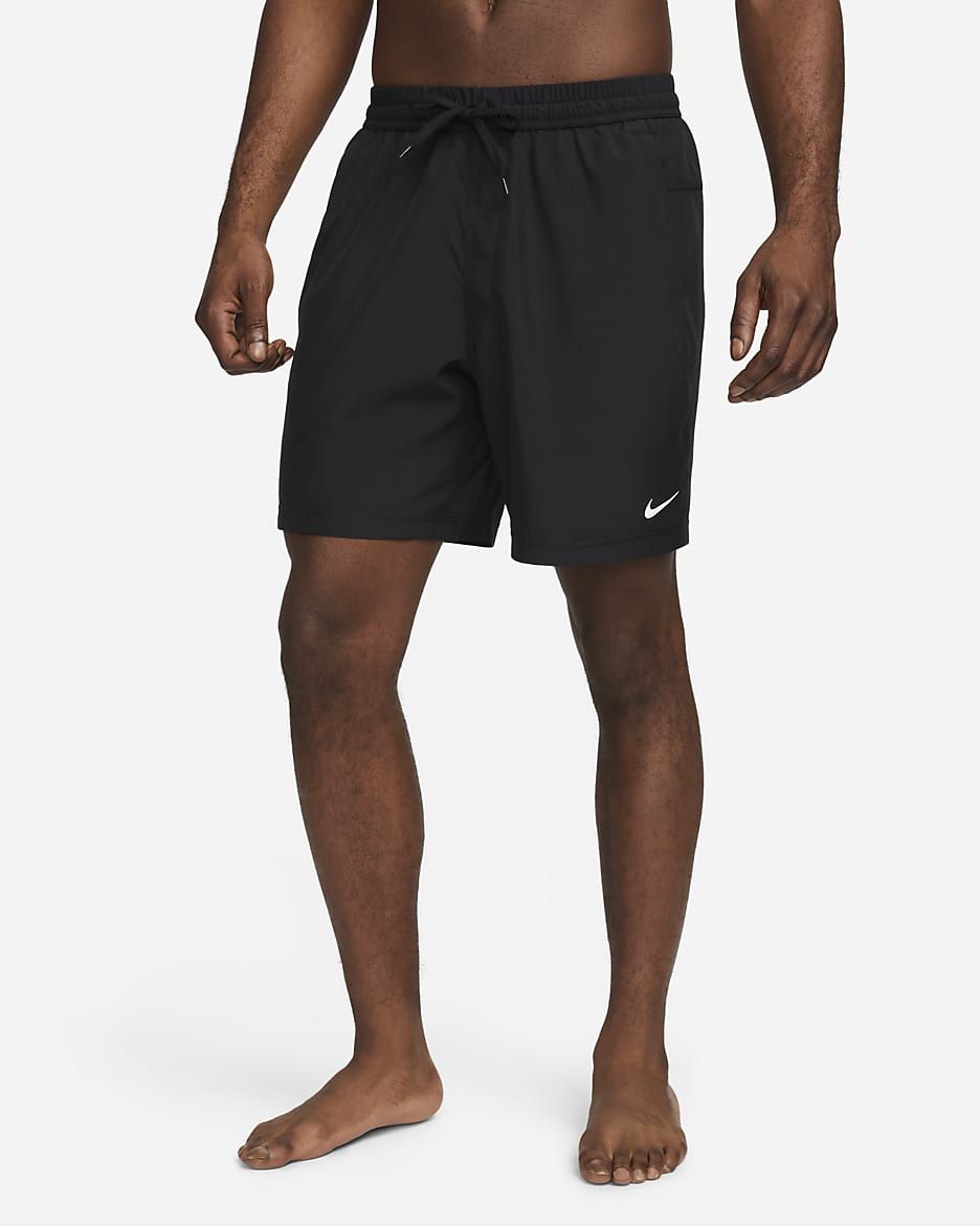 Nike Form Men's Dri-FIT 7" Unlined Versatile Shorts - Black/White