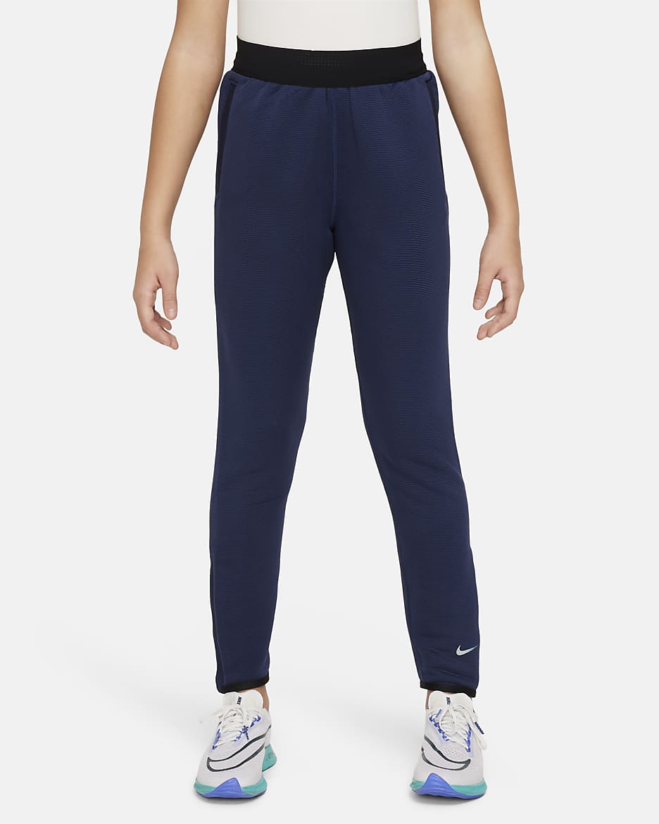 Nike Multi Tech EasyOn Older Kids' Therma-FIT ADV Training Trousers - Midnight Navy