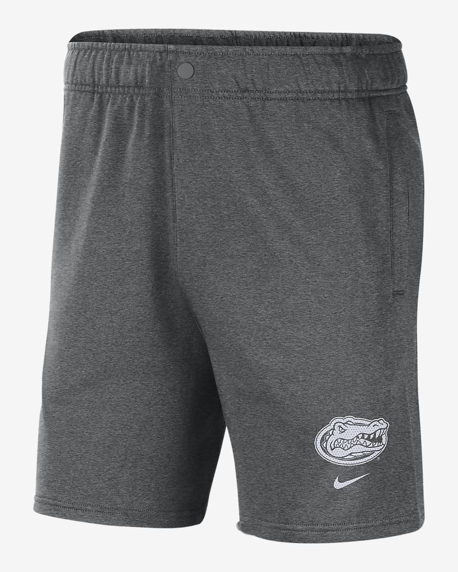 Florida Men's Nike College Fleece Shorts - Iron Grey/Heather/Black/White