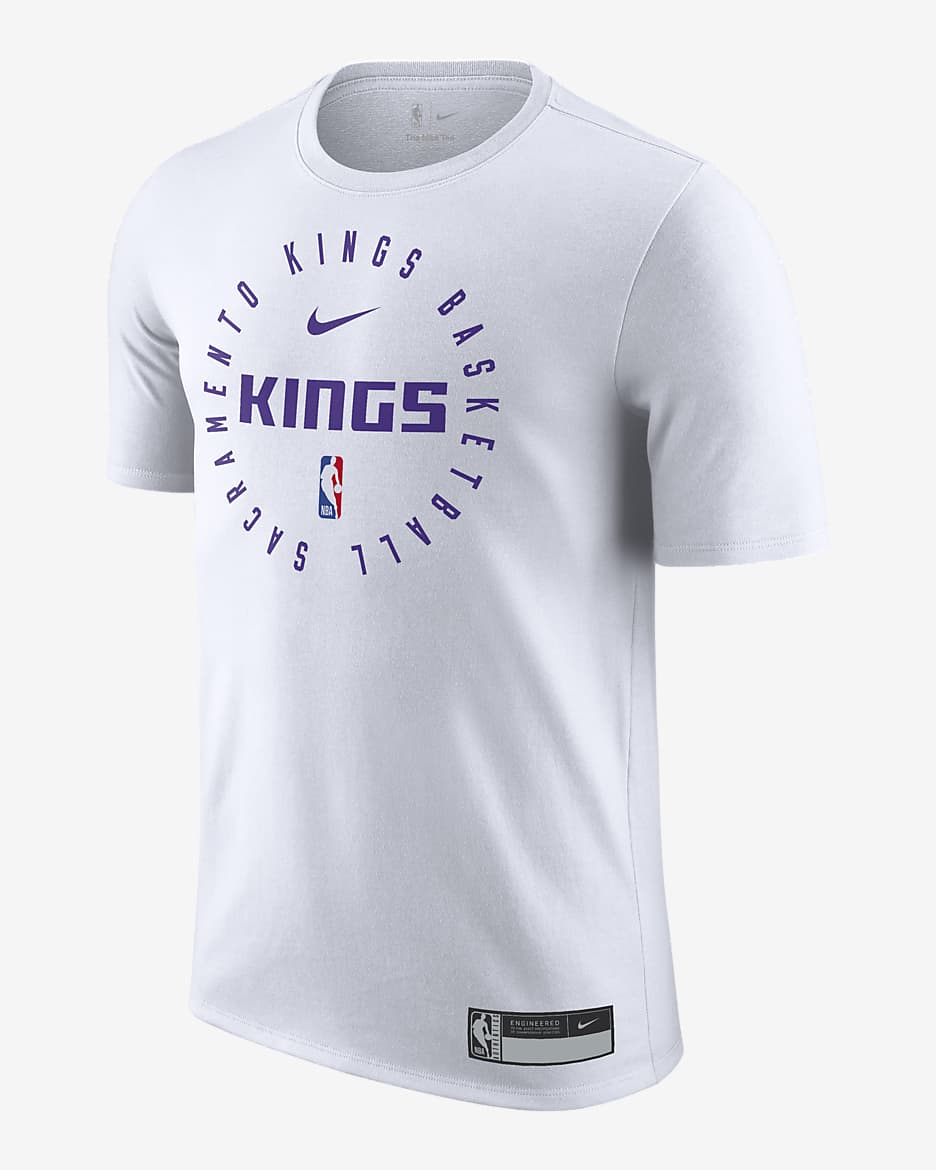 Playera Nike Dri-FIT de la NBA para hombre Sacramento Kings - Blanco