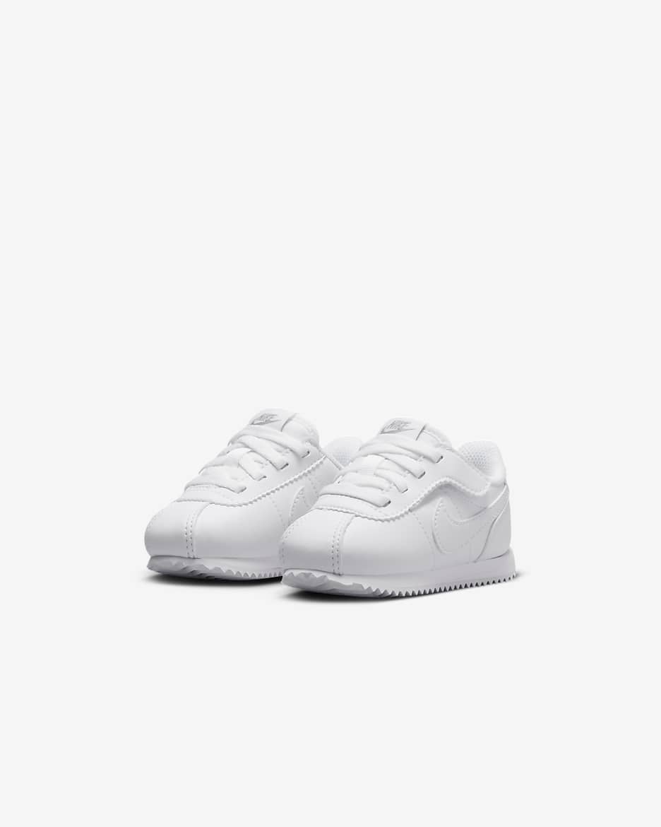 Nike Cortez EasyOn Baby/Toddler Shoes - White/Wolf Grey/White