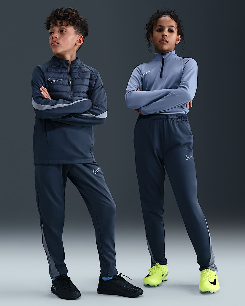 Nike Therma-FIT Academy Older Kids' Football Pants - Thunder Blue/Cool Grey