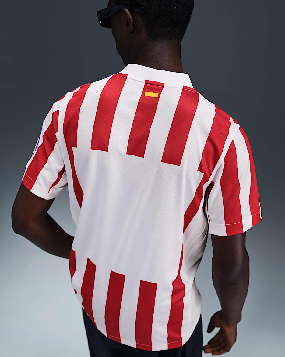 Atlético Madrid 2025/26 Stadium Home Men's Nike Dri-FIT Soccer Replica Jersey