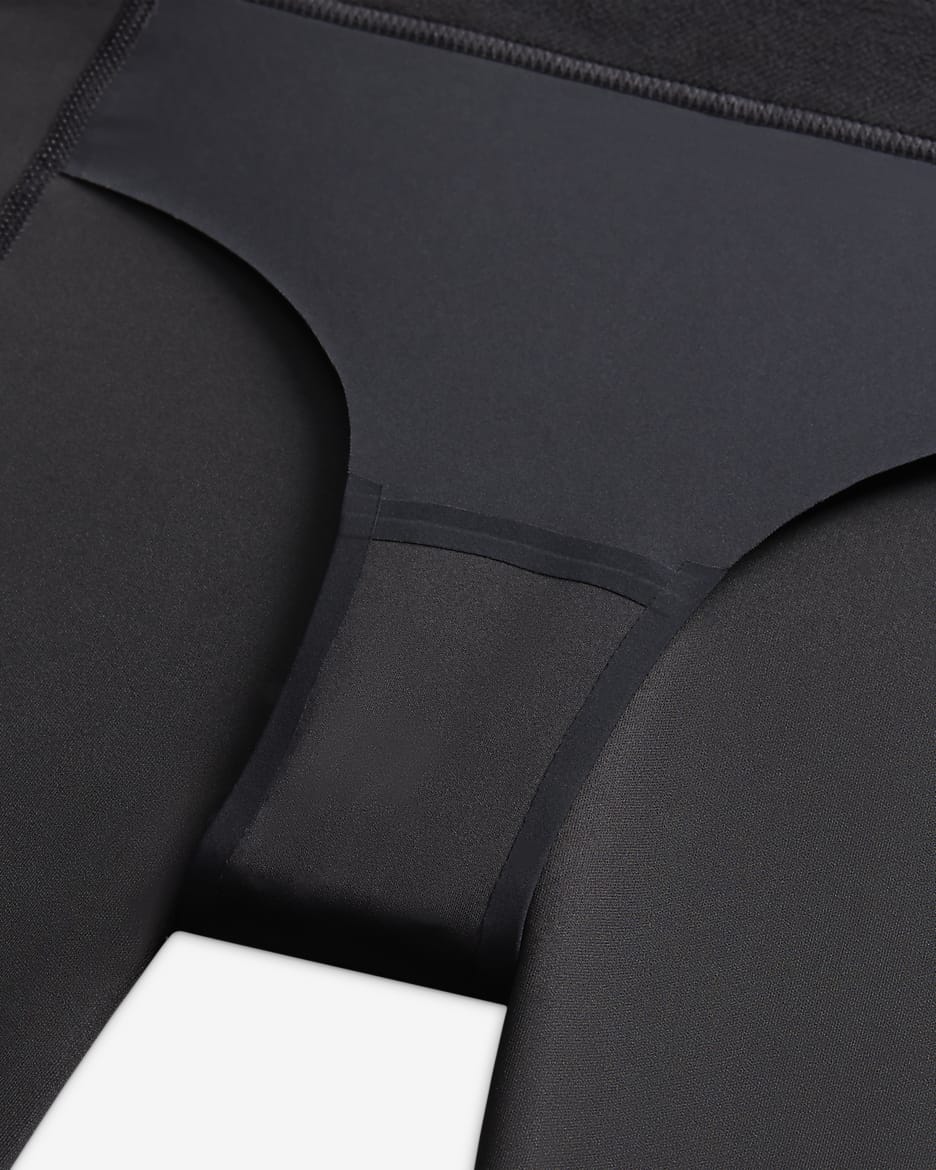 Nike Pro Leak Protection: Period Dri-FIT leggings til jente - Svart/Hvit