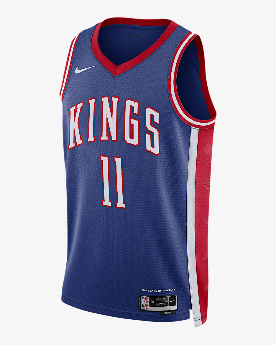 Jersey Nike Dri-FIT de la NBA Swingman para hombre Domantas Sabonis Sacramento Kings 2024/25 City Edition - Azul enérgico