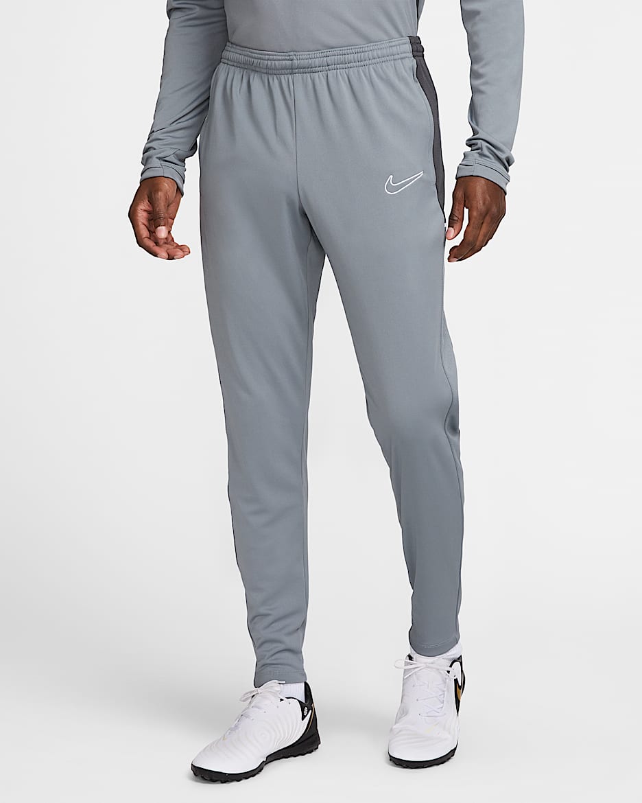 Pants de fútbol Dri-FIT para hombre Nike Academy - Gris azulado/Antracita/Gris azulado/Blanco